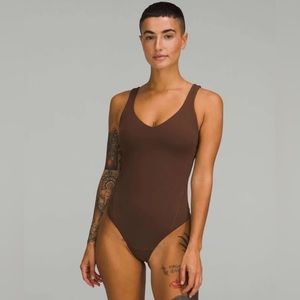 NWT Lululemon Align Bodysuit Sz.10 Java